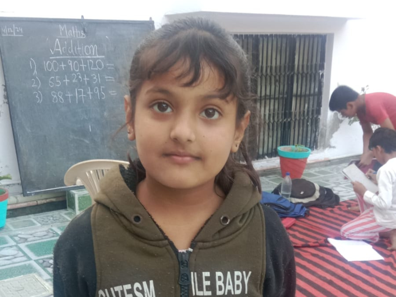 samiksha student at open book foundation